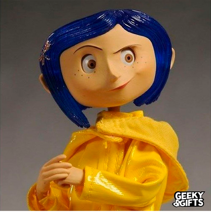 Neca Bendy Doll Coraline with Raincoat & Boots