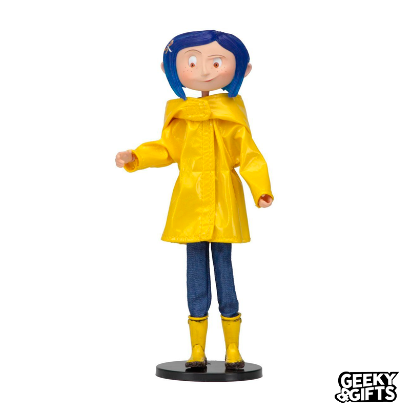 Neca Bendy Doll Coraline with Raincoat & Boots