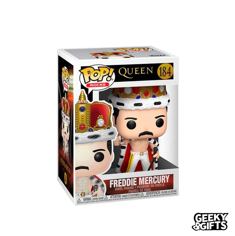 Funko Pop Rocks: Queen - Freddie Mercury 184