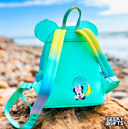 Loungefly Minnie Mouse Mermaid Ombre Mini Backpack