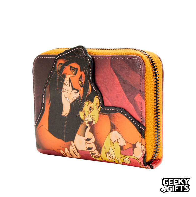 Loungefly Disney Lion King Villains Scene Scar Zip Around Wallet