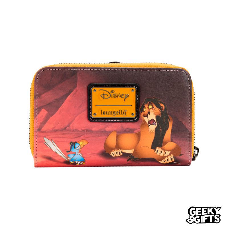 Loungefly Disney Lion King Villains Scene Scar Zip Around Wallet