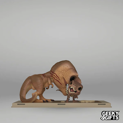 Funko Pop Movie Poster: Jurassic Park - Tyrannosaurus Rex & Velociraptor 03
