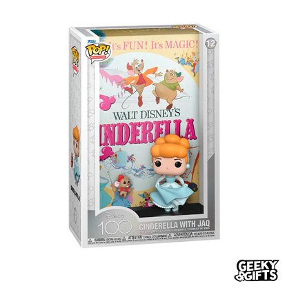 Funko Pop Posters Disney 100 Cinderella With Jaq 12