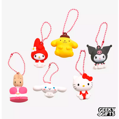 Hello Kitty And Friends Flat Keychain Team Pink Mystery Pack