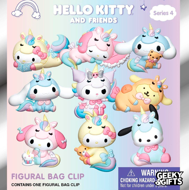 Hello Kitty and Friends 3D Foam Bag Clip