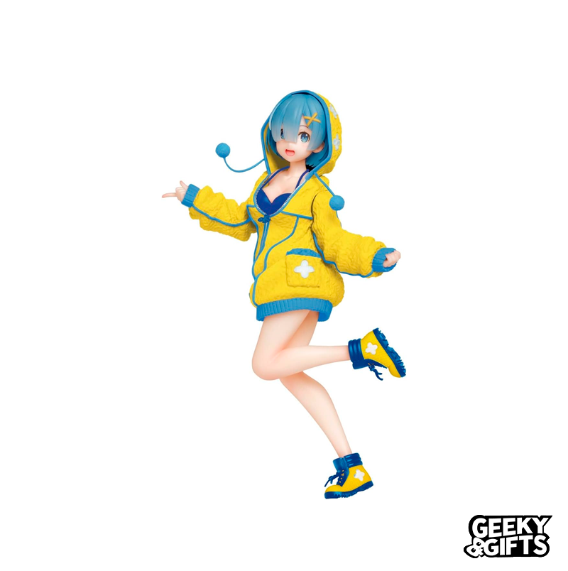 Taito Precious Figure RE Zero Life In A Different World Rem Fuffly With Hoodie