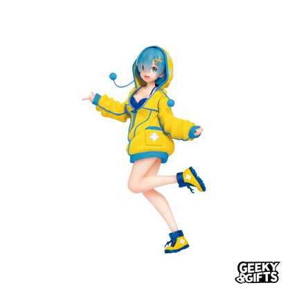 Taito Precious Figure RE Zero Life In A Different World Rem Fuffly With Hoodie