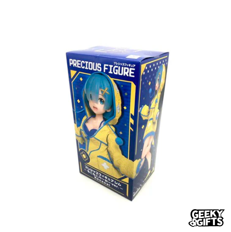 Taito Precious Figure RE Zero Life In A Different World Rem Fuffly With Hoodie