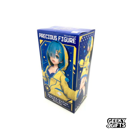 Taito Precious Figure RE Zero Life In A Different World Rem Fuffly With Hoodie