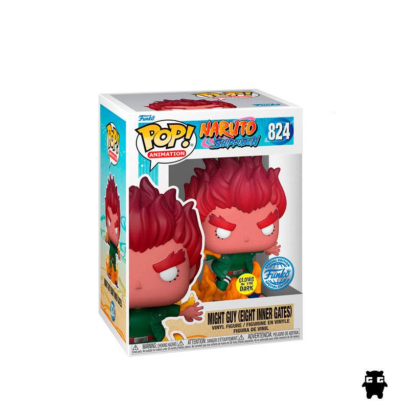 Funko Pop Animation Might Guy Eight Inner Gates Glows 824