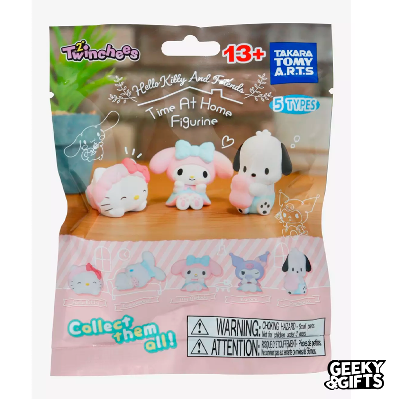 Twinchees Hello Kitty and Friends Time At Home Blind Bag Mini Figure