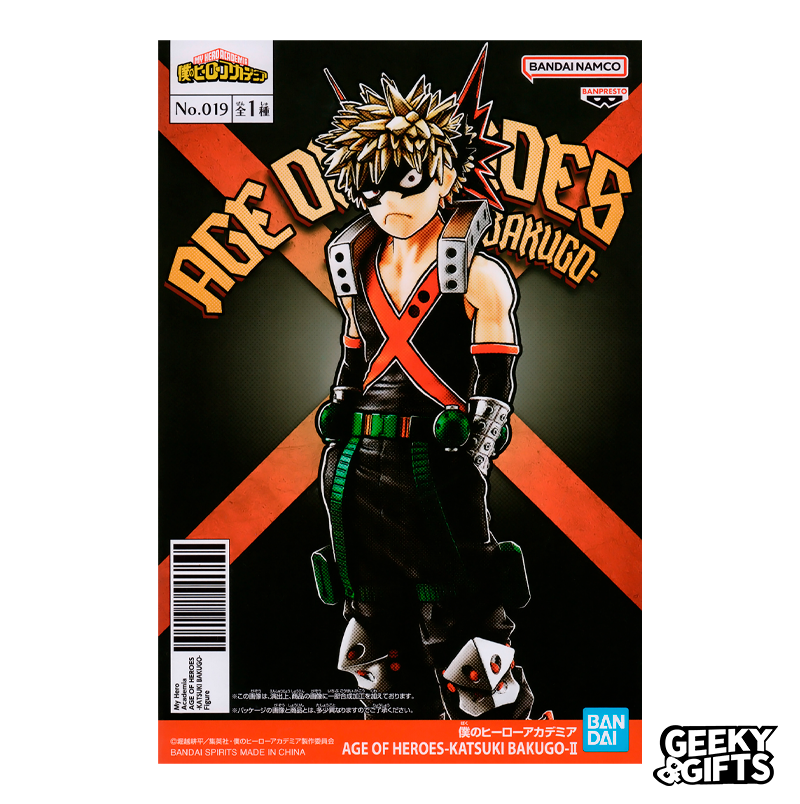 Bandai Figure My Hero Academia Age of Heroes Katsuki Bakugo II