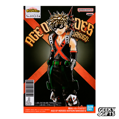 Bandai Figure My Hero Academia Age of Heroes Katsuki Bakugo II