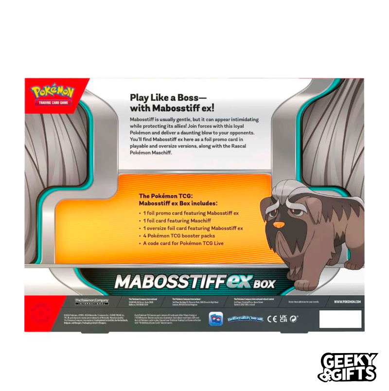 Pokemon TCG - Mabossiff Ex Box