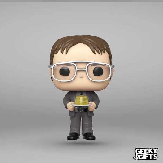 Funko Pop TV The Office Dwight con Gelatina de Engrapadora 1004