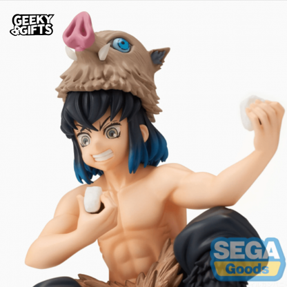 Sega Premium Perching Figure: Demon Slayer Kimetsu No Yaiba - Inosuke Hashibira