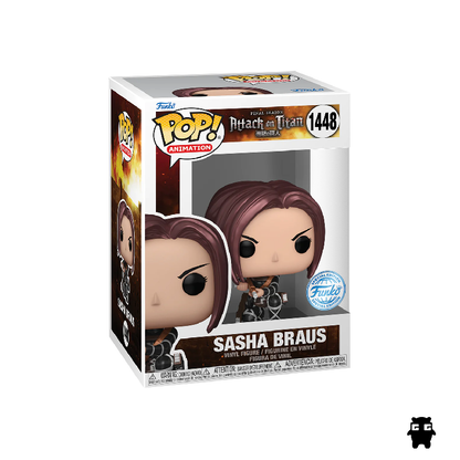 Funko pop Animation: Attack on Titan - Sasha Braus  1448 Metallic SE