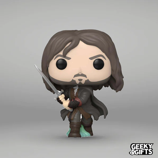 Funko Pop Movies The Lord of the rings - Aragon Speciatly series Glow 1444