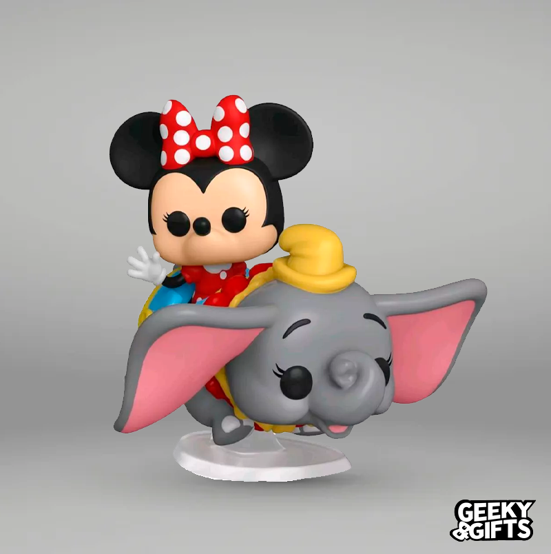 Funko Pop Rides Dumbo The Flying Elephant Attraction And Minnie Mouse