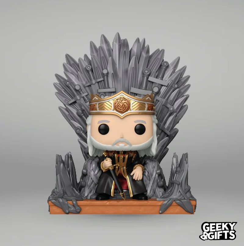 Funko Pop Deluxe: House of the Dragon - Viserys on the Iron Throne 12