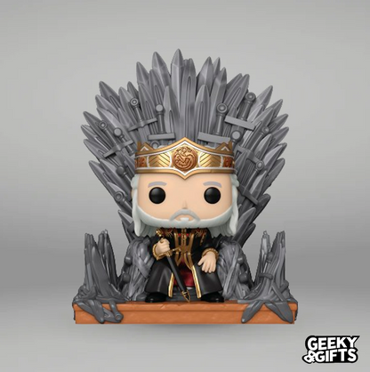 Funko Pop Deluxe: House of the Dragon - Viserys on the Iron Throne 12