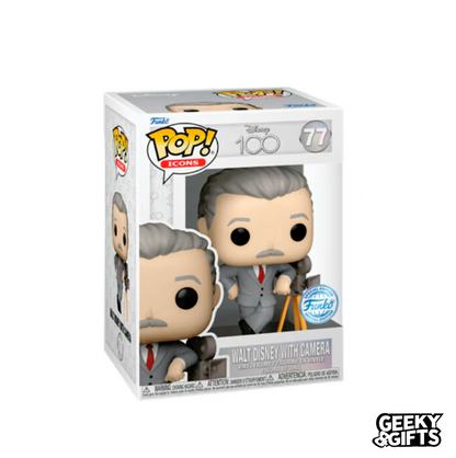 Funko Pop Icons: Walt Disney Con Camara 77