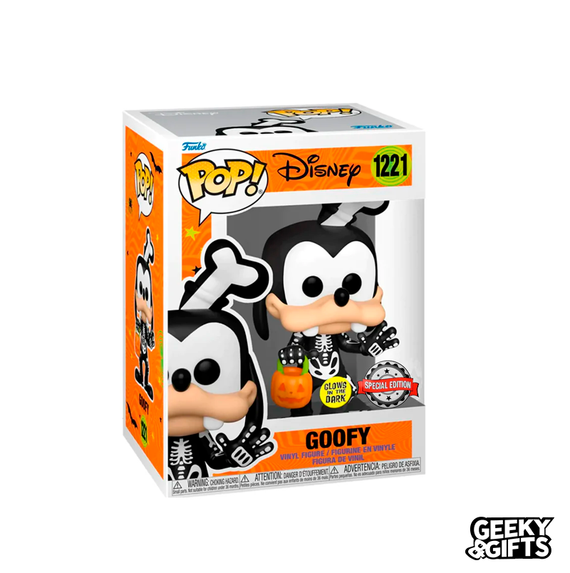 Funko Pop Disney: Skeleton Goofy Glow SE 1221