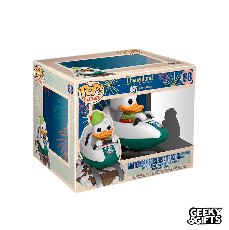 Funko Pop Rides: Matterhorn Bobsleds Attraction And Donald Duck 88