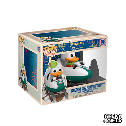 Funko Pop Rides: Matterhorn Bobsleds Attraction And Donald Duck 88