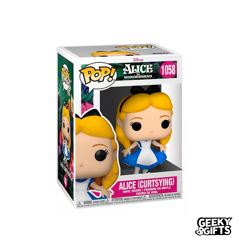 Funko Pop Disney Alice Curtsying 1058