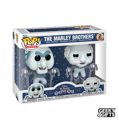 Funko Pop Movies The Muppets Christmas Carol The Marley Brothers