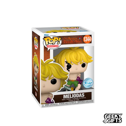 Funko Pop Animation: The Seven Deadly Sins - Meliodas Demon Mode 1344 Special Edition