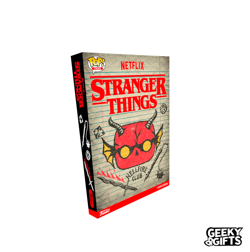Funko Boxed Tee – Stranger Things Hellfire Club M