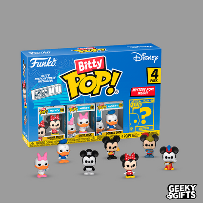 Funko Bitty Pop Mickey Mouse And Friends- Minnie Mouse 4 Pack