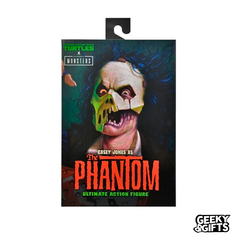 Neca Ultimate Action Figure TMNT X Universal Monster Casey Jones como The Phantom