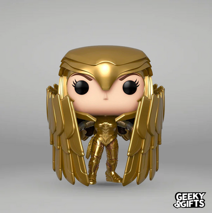 Funko Pop Heroes Wonder Woman Golden Armor Shield 329