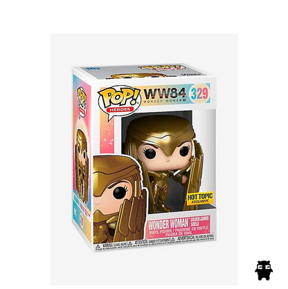 Funko Pop Heroes Wonder Woman Golden Armor Shield 329