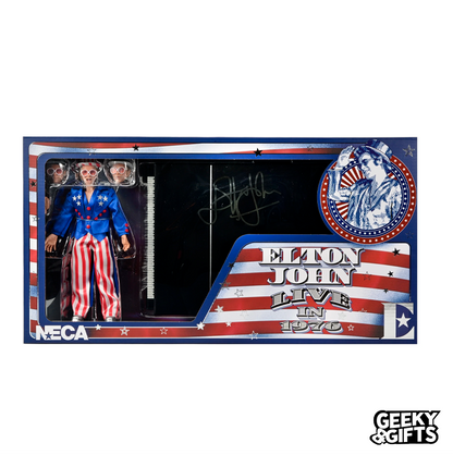 Neca Clothed Action Figure Elton John with Piano Live in ’76