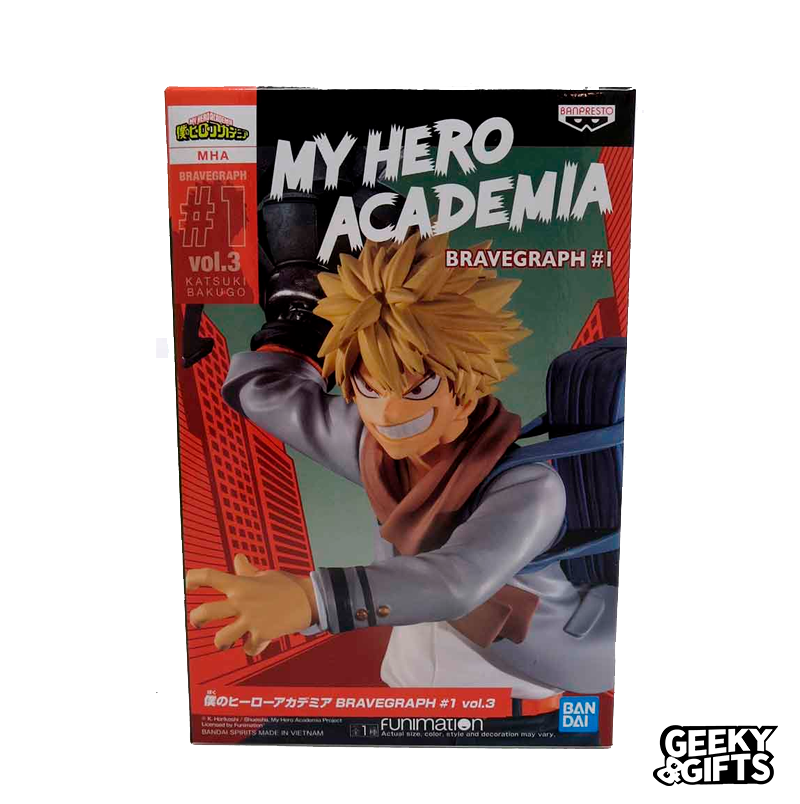 Bandai Banpresto Bravegraph My Hero Academia Katsuki Bakugo