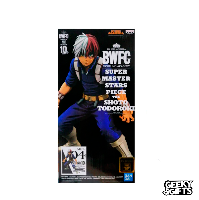 Bandai Banpresto BWFC Super Master Stars Piece The Shoto Todoroki Two Dimensions