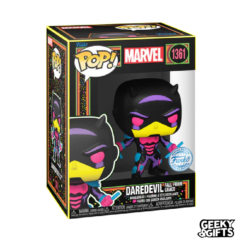 Funko Pop Marvel: Daredevil - Daredevil Fall from Grace Blacklight 1361