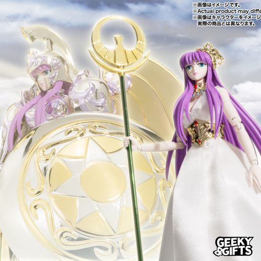 Bandai Tamashii Nations Myth Cloth EX: Saint Seiya - Goddess Athena Y Saori Kido - Divine Saga Premium Set