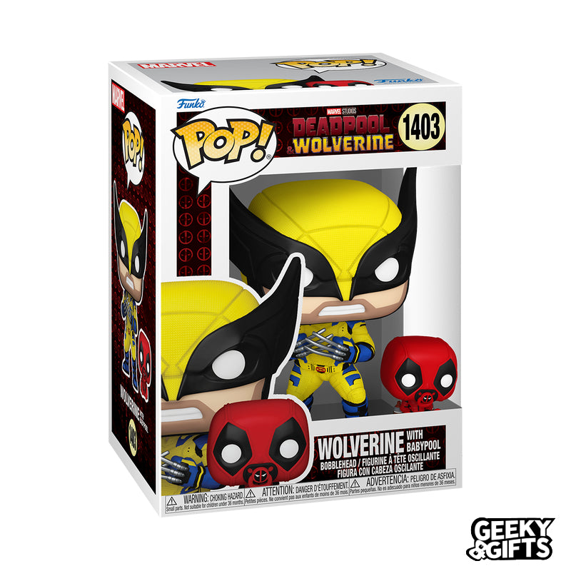 Funko Marvel: Deadpool 3 - Wolverine with Babypool 1403