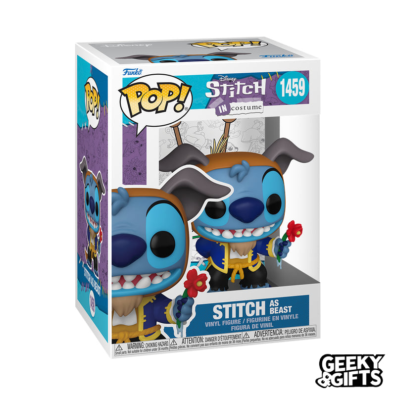 Funko Pop Disney: Stitch in Costume - Stitch como La Bestia 1459