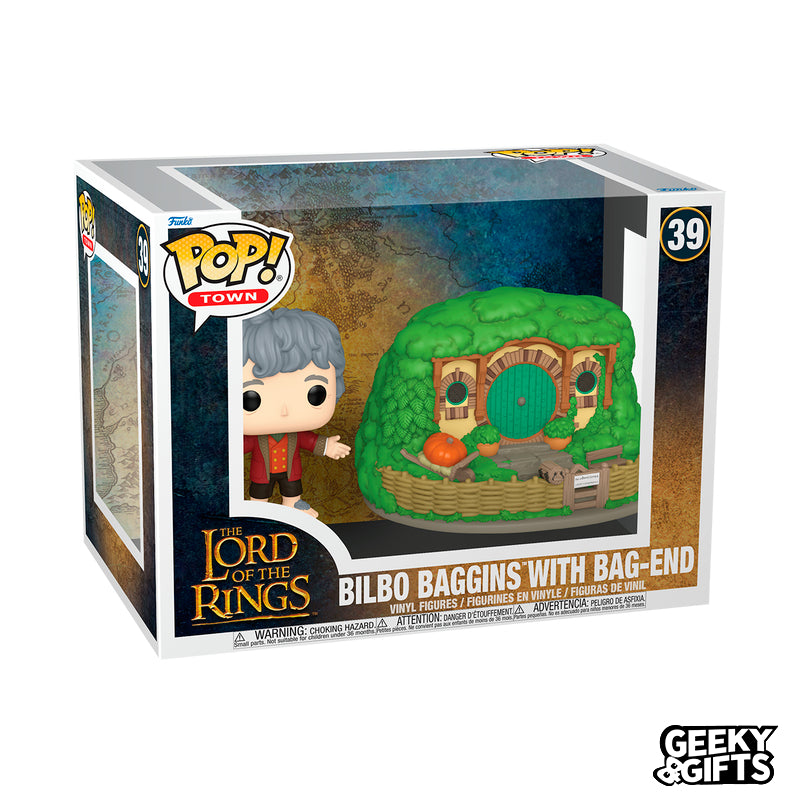 Funko Pop Town: The Lord of The Rings - Bildo Baggins with Bag-End 39