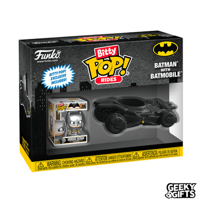 Preventa Funko Bitty Pop Rides: DC Comics - Batman con Batimobil