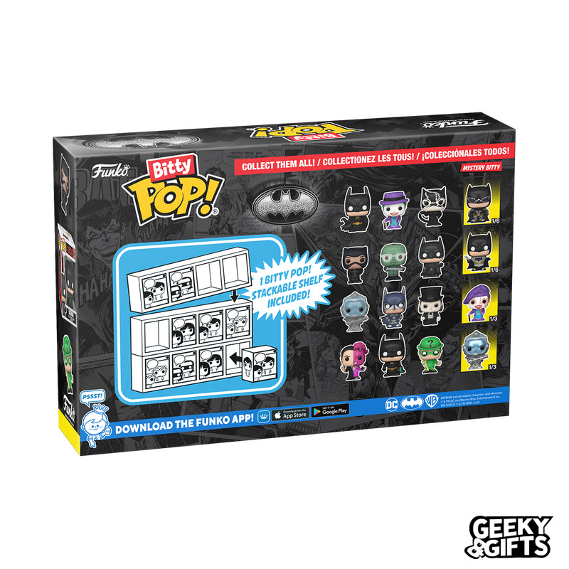 Preventa Funko Bitty Pop: DC Batman 85 Aniversario - Batman 4 Pack