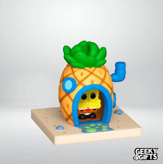 Preventa Funko Bitty Pop Town: Bob Esponja - Bob Esponja en Casa