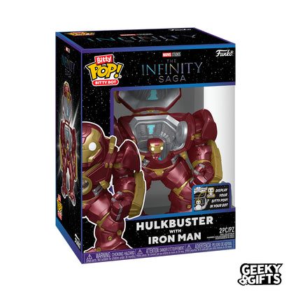 Funko Bitty Pop Bot: Marvel - Hulkbuster with Iron Man